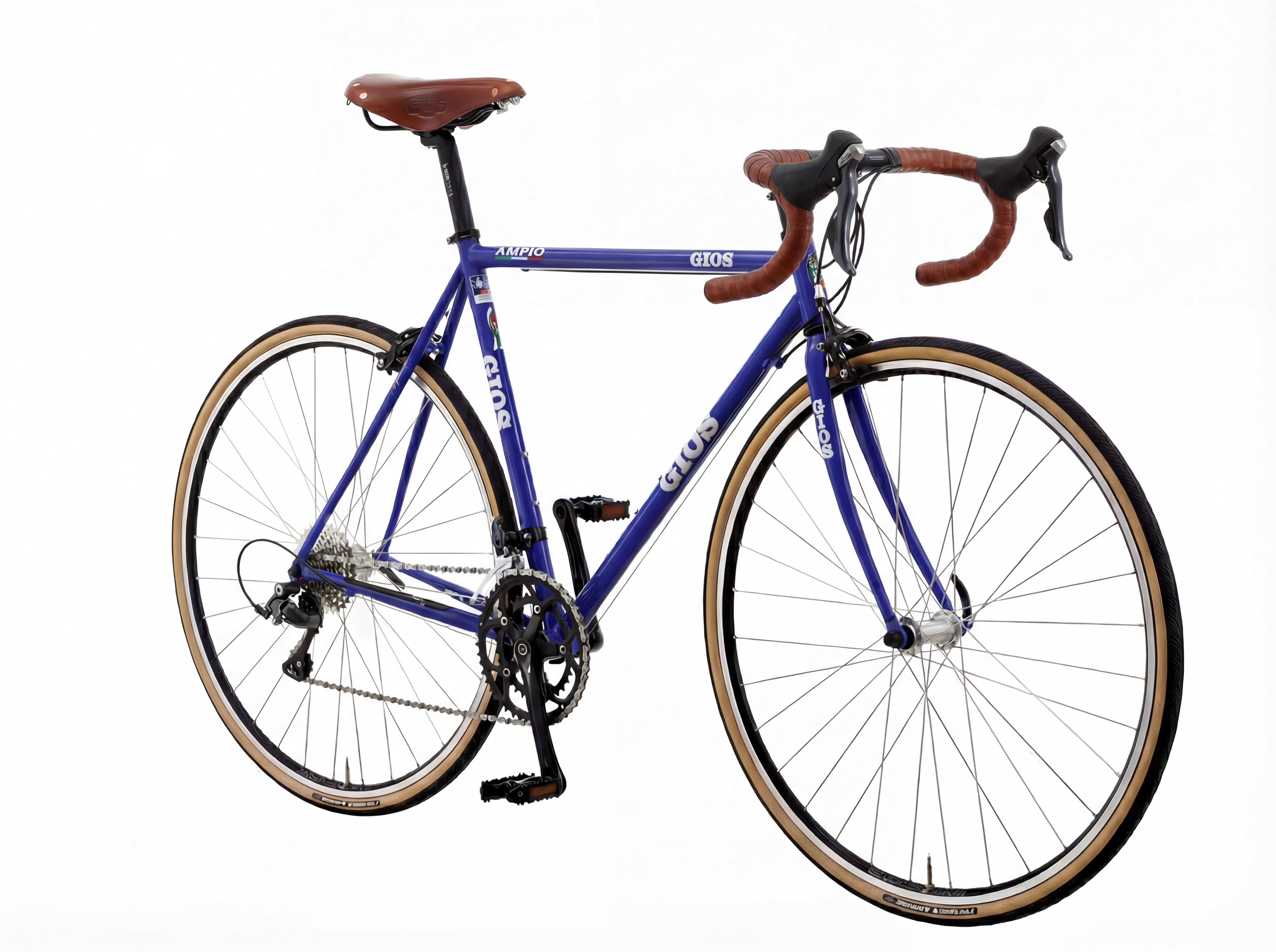 カスタムイメージ：スキンサイドタイヤ＋レザーグリップ＋ブラウンサドル