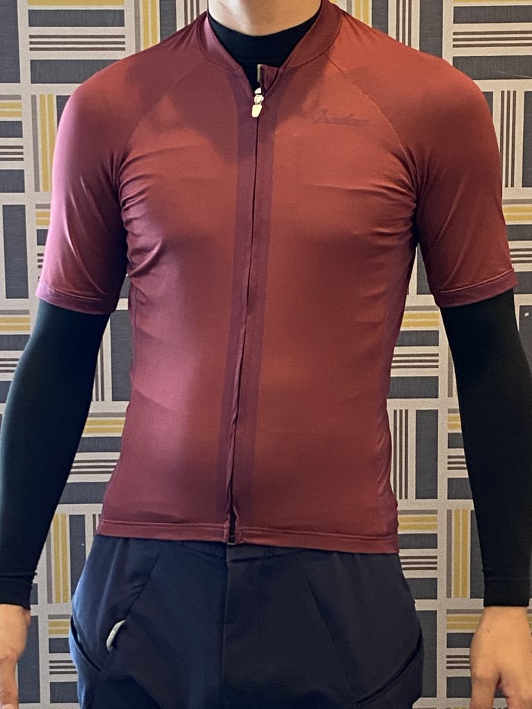 秋用インナー半袖ジャージ