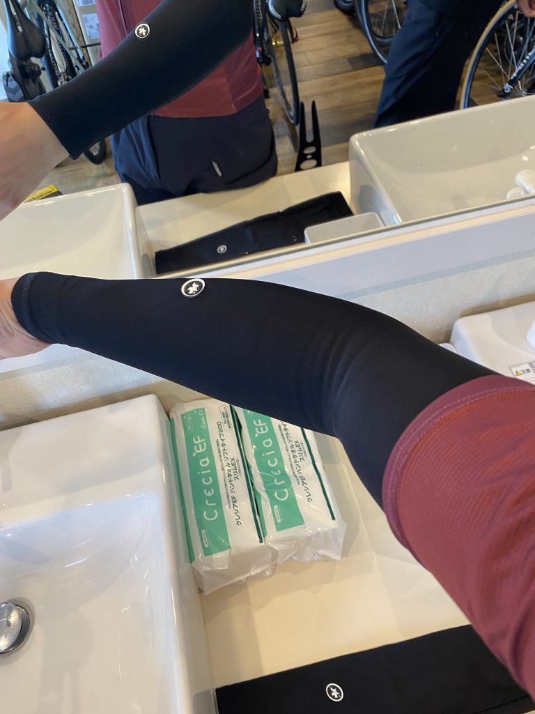 アームカバー装着