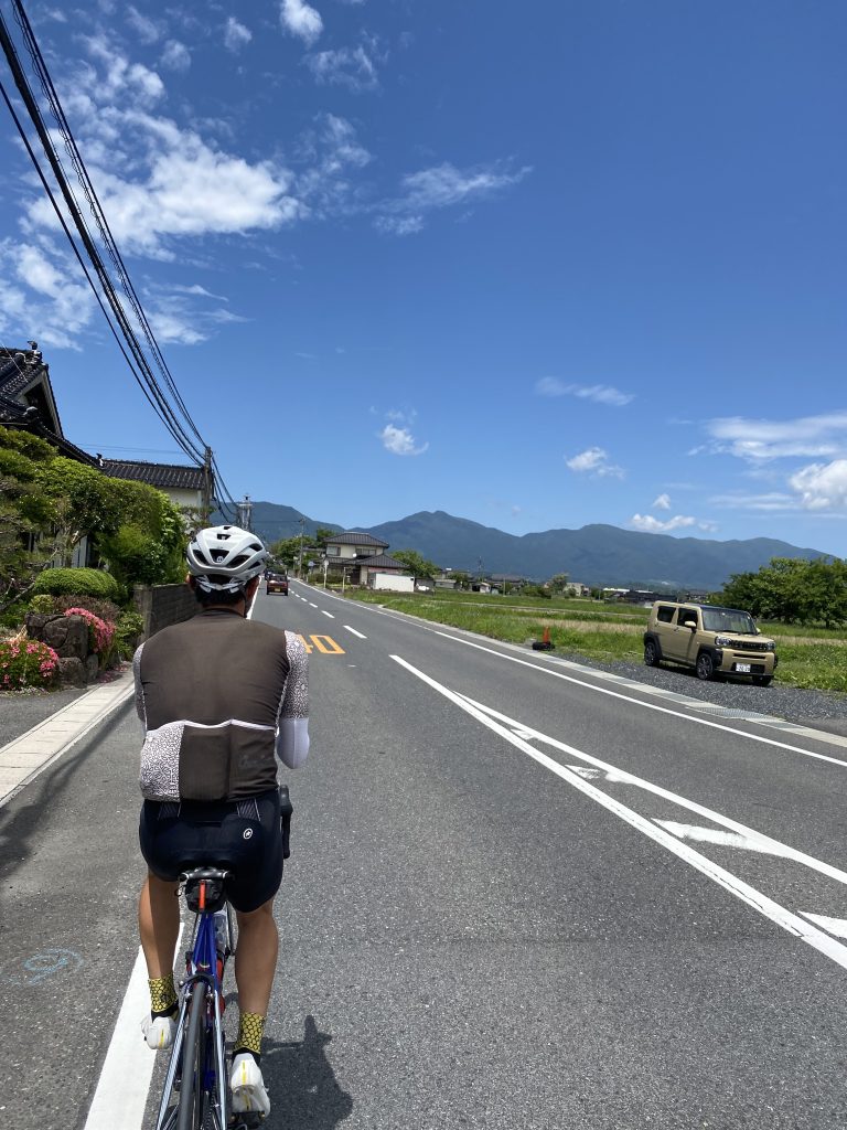 奈義山が見える